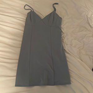 Baby blue dress